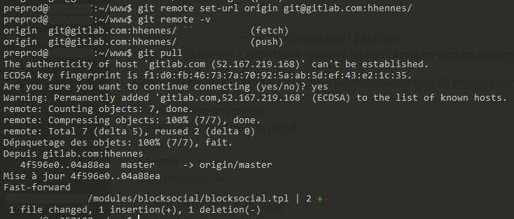 Gitlab ssh key