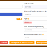 Utiliser et configurer un proxy socks en local avec votre serveur dédié